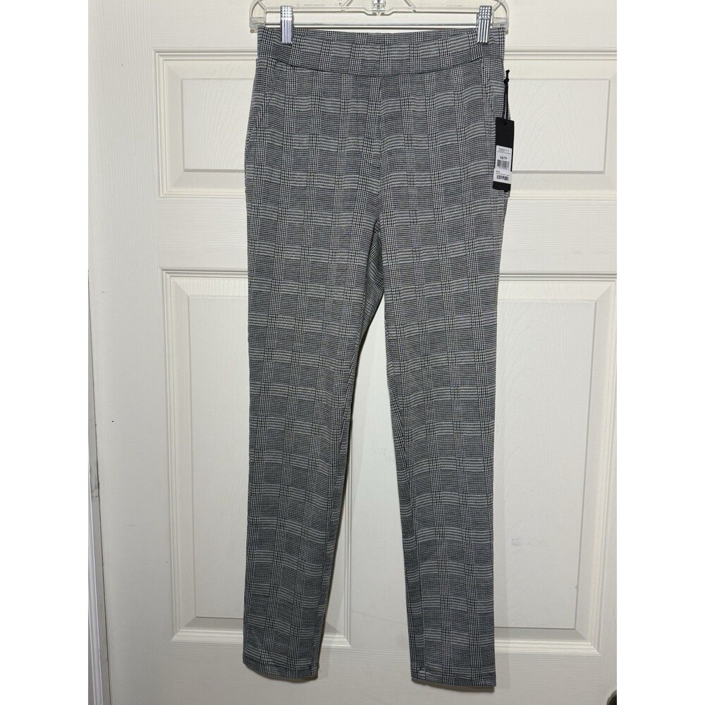 Plaid Perfect Pants By Black Tape Size XS NWT Dress Pants Pockets Elastic Waist